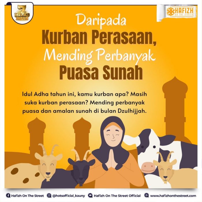 Daripada Kurban Perasaan, Mending Perbanyak Puasa Sunah