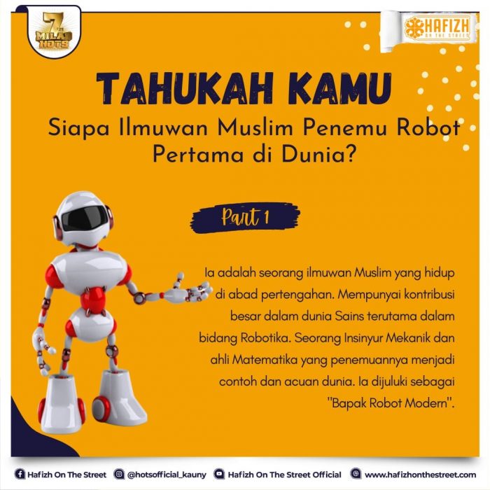 Tahukah Kamu Siapa Ilmuwan Muslim Penemu Robot Pertama di Dunia? Part I