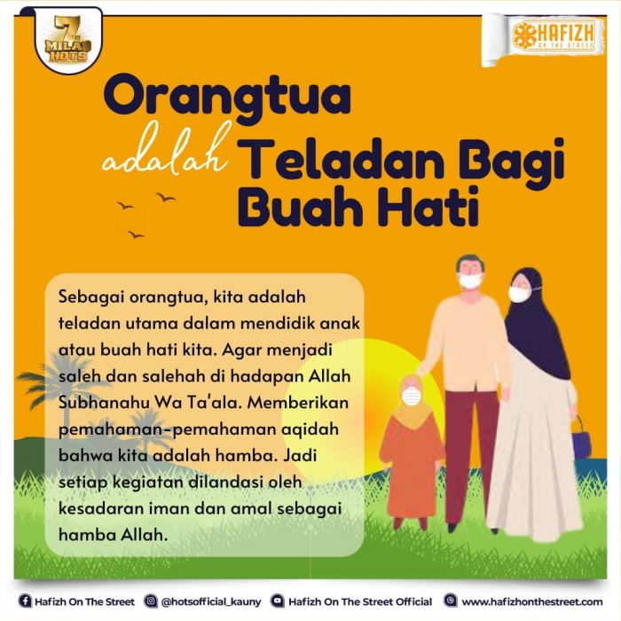Orangtua adalah Teladan Bagi Buah Hatinya