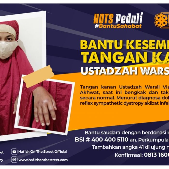 Bantu Ustadzah Warsil Viani Sembuh