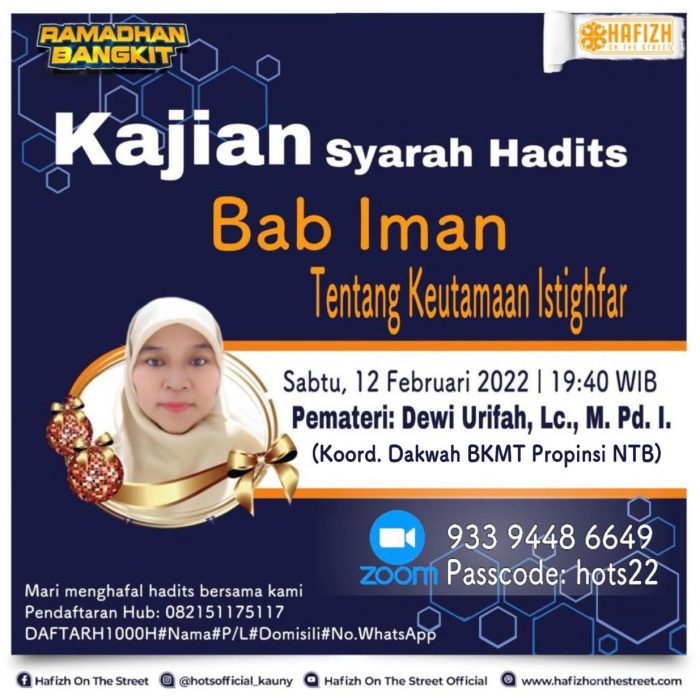 Kajian Syarah Hadits Keutamaan Istighfar