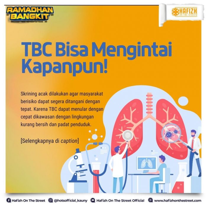 TBC Bisa Mengintai Kapanpun!