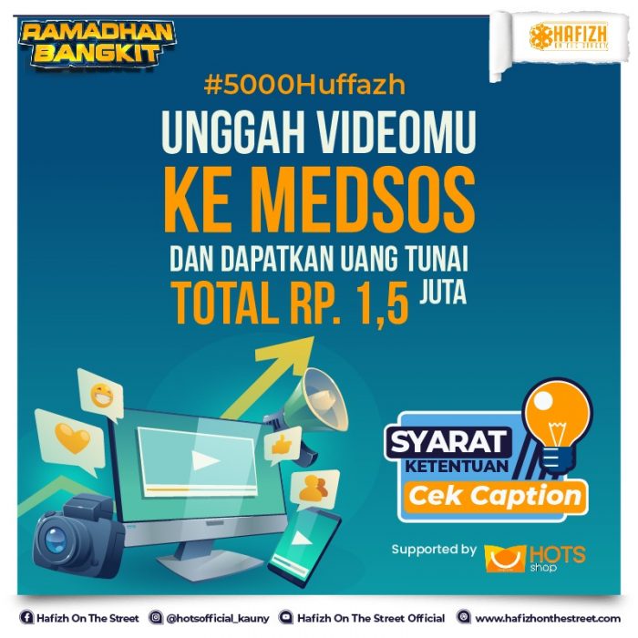 Dapatkan Hadiah Total Rp 1,5 Juta dalam Challenge #5000Huffazh