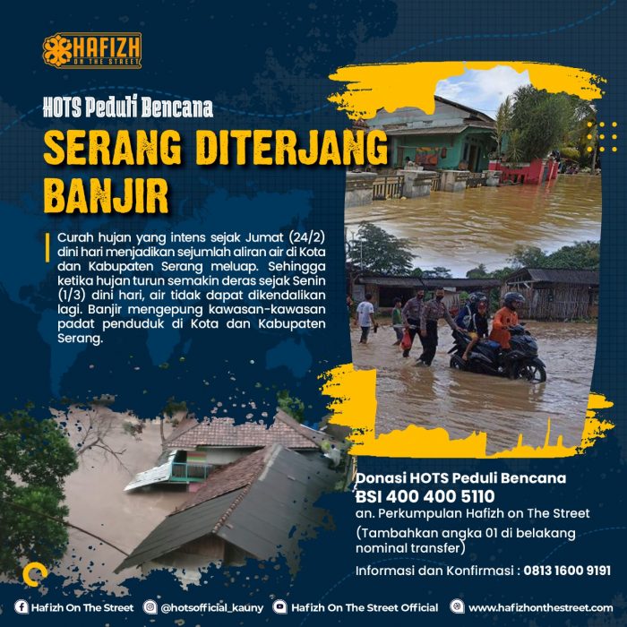 Serang Diterjang Banjir