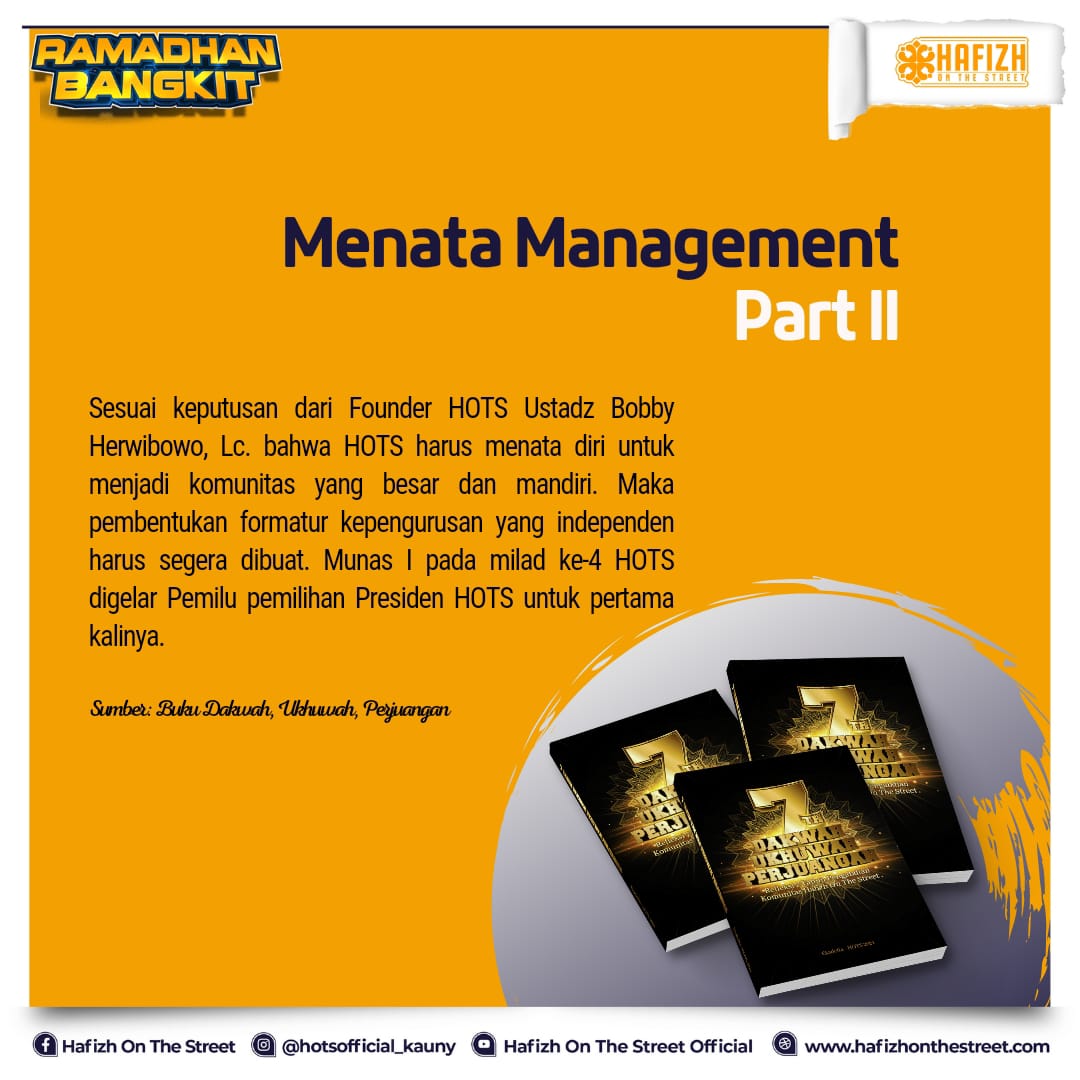 Menata Management Part II – Hafizh On The Street