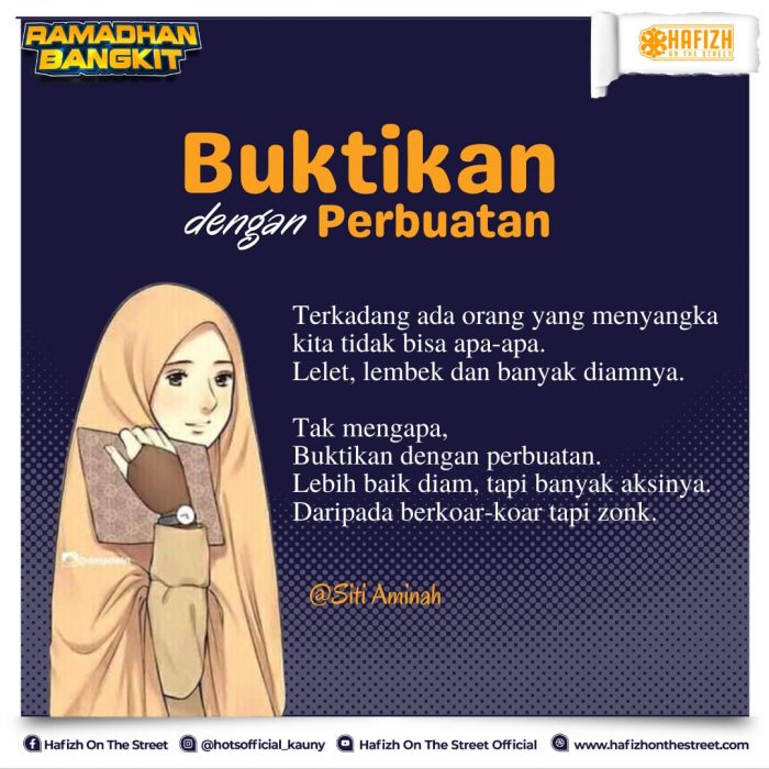 Buktikan dengan Perbuatan