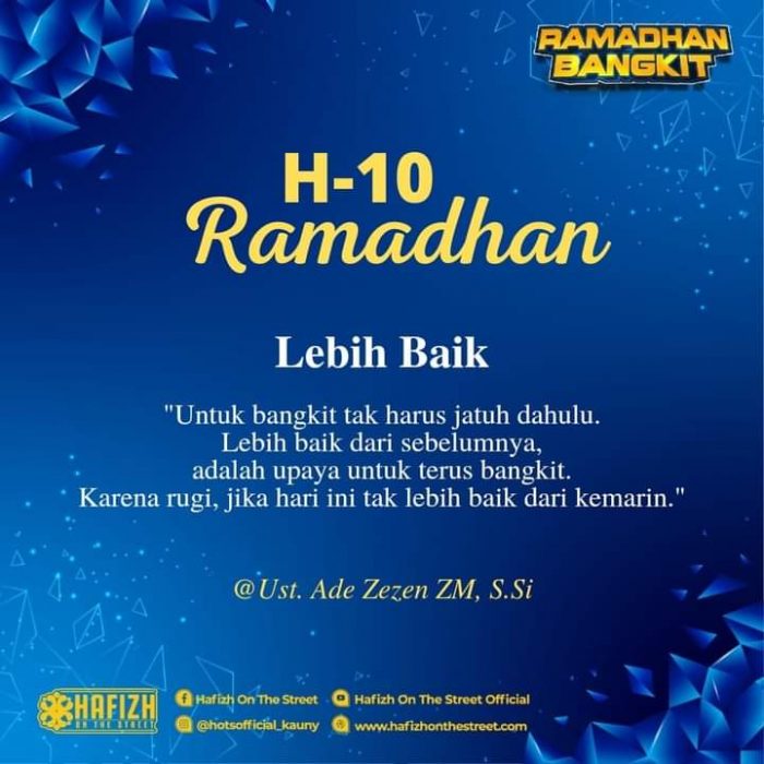 H-10 Ramadhan
