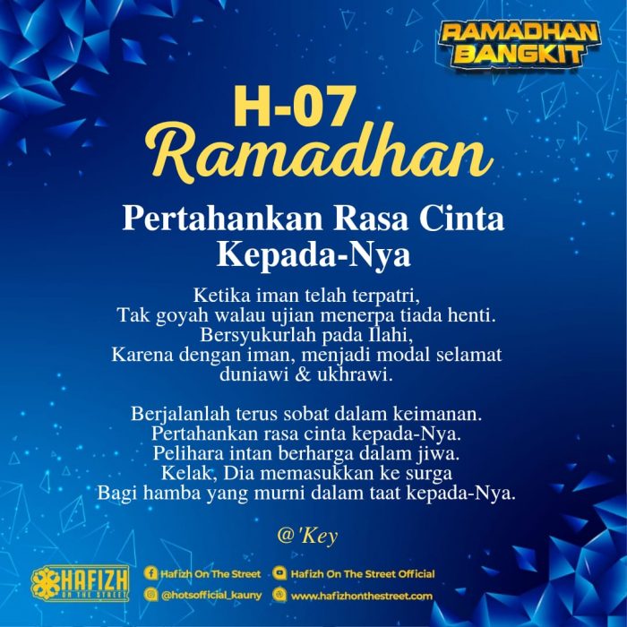 Pertahankan Rasa Cinta Kepada-Nya