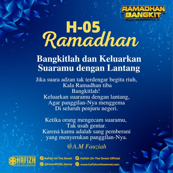 Bangkitlah dan Keluarkan Suaramu dengan Lantang