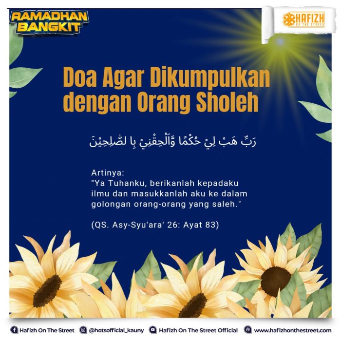 Doa Agar Di Kumpulkan dengan Orang Sholeh