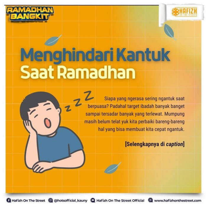 Menghindari Kantuk Saat Ramadhan