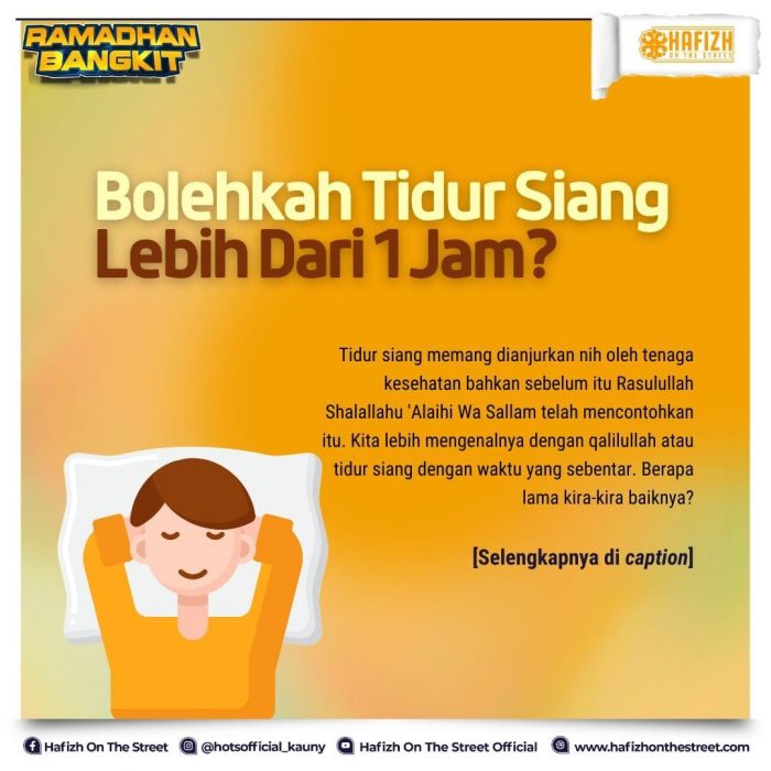 Bolehkah Tidur Siang Lebih Dari 1 Jam?