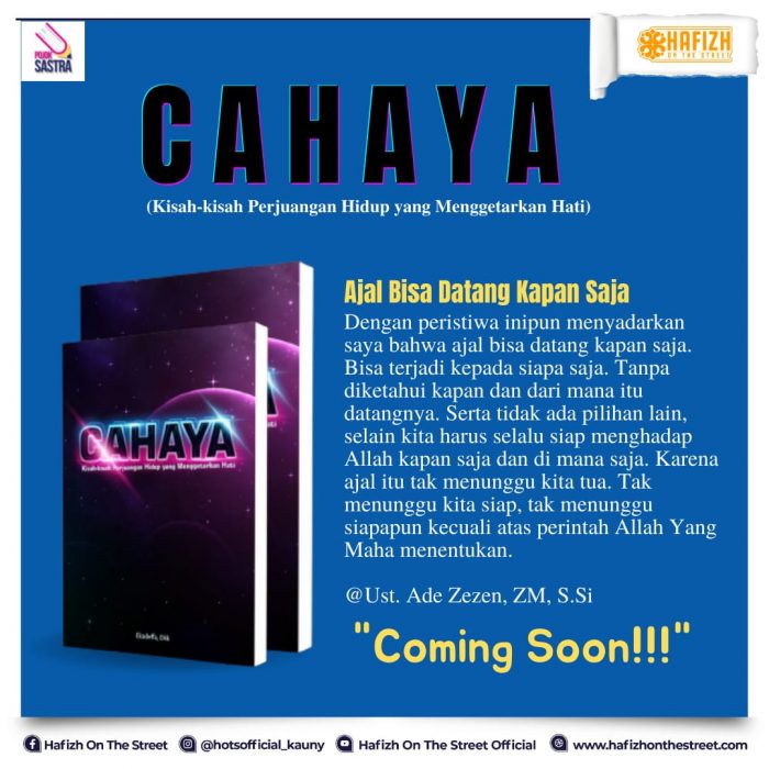 Ajal Bisa Datang Kapan Saja