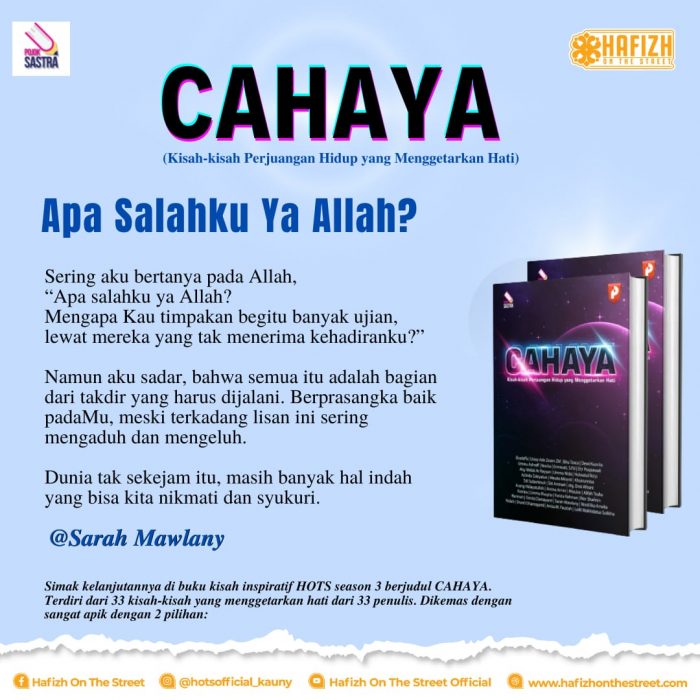 Apa Salahku Ya Allah?