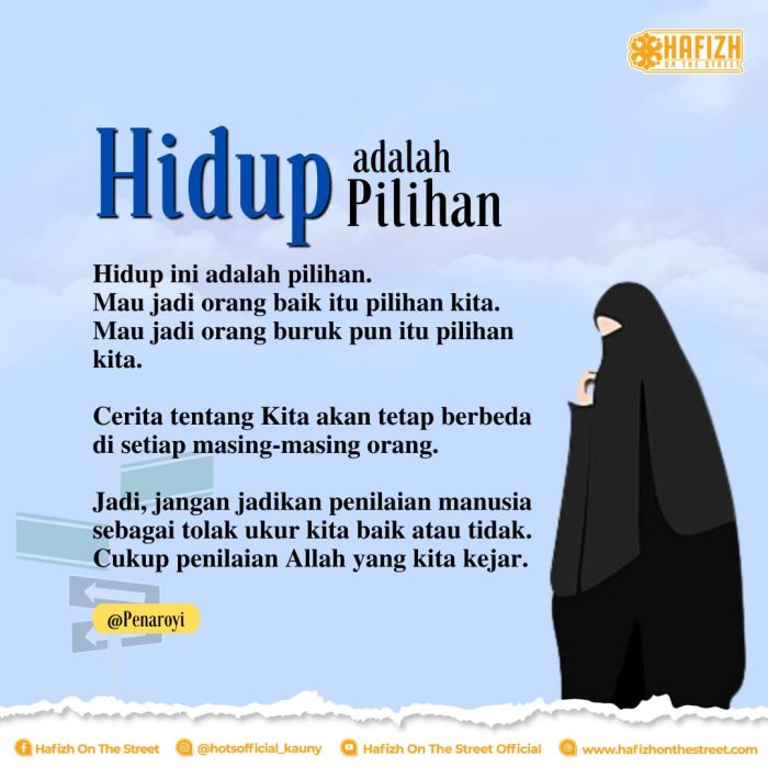 Hidup adalah Pilihan