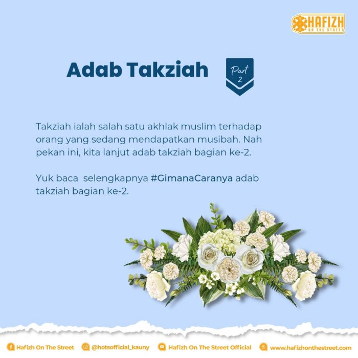 Adab Takziah (Part 2)