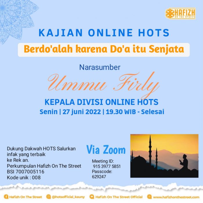 Berdoalah karena Doa itu Senjata