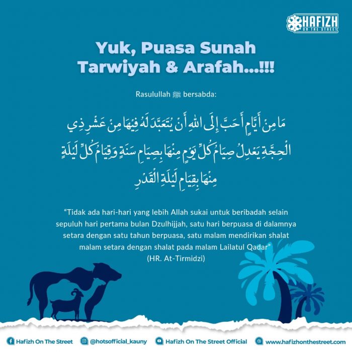 Yuk, Puasa Sunah Tarwiyah & Arafah…!!!