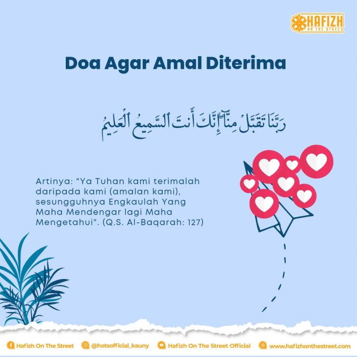 Doa Agar Amal Diterima