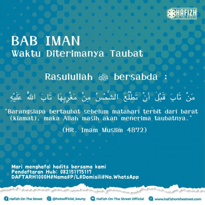 Menghafal Hadits Semudah Tersenyum