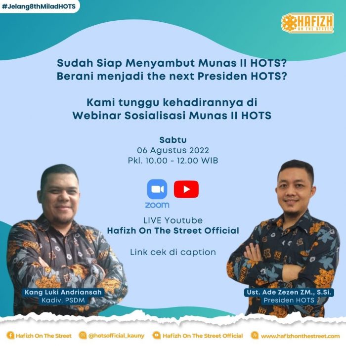 Webinar Sosialisasi Munas II dan Pemilu Presiden HOTS
