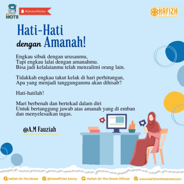 Hati-Hati dengan Amanah!