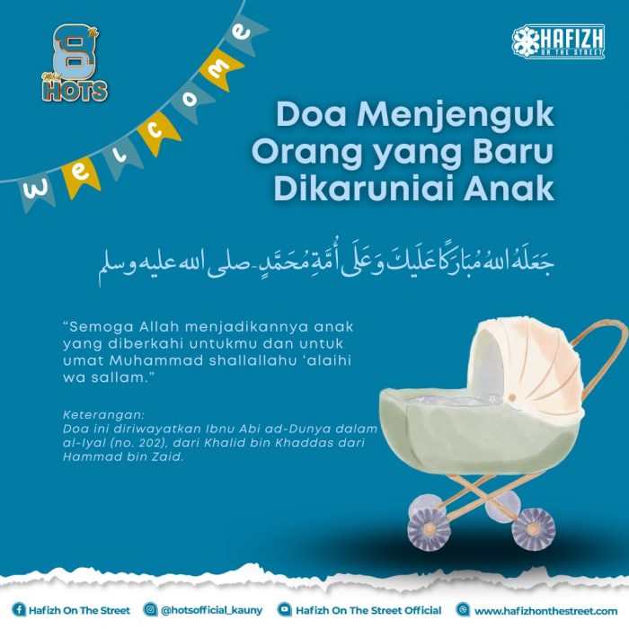 Doa Menjenguk Orang Yang Baru Dikaruniai Anak