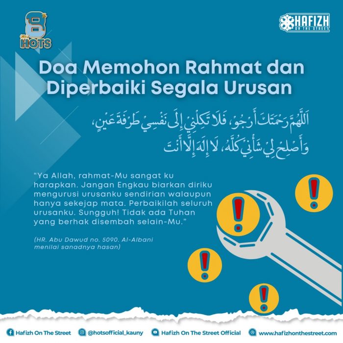 Doa Memohon Rahmat dan Diperbaiki Segala Urusan