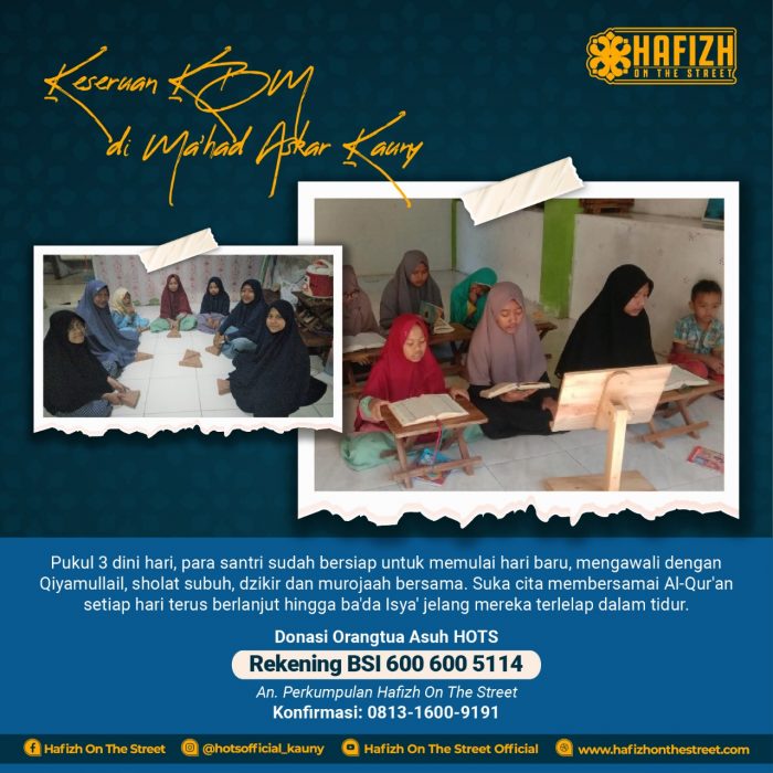 Keseruan KBM di Ma’had Askar Kauny