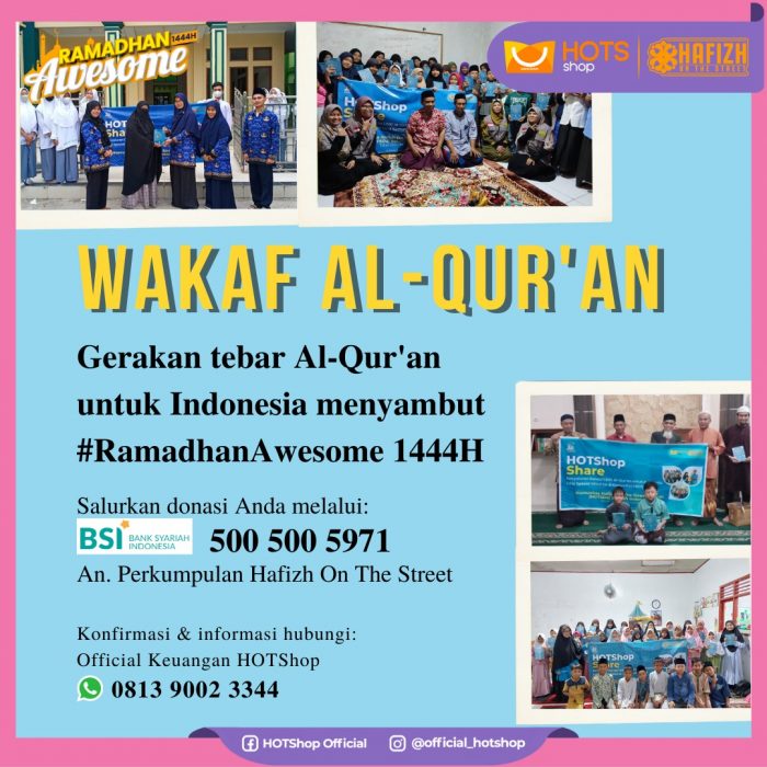 Tebar Al-Qur’an Menyambut Bulannya Al-Qur’an