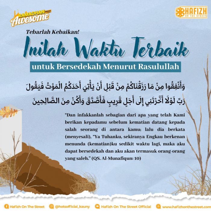 Inilah Waktu Terbaik untuk Bersedekah Menurut Rasulallah