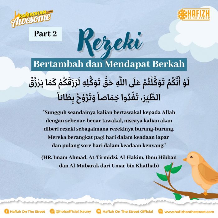 Rezeki Bertambah dan Mendapat Berkah