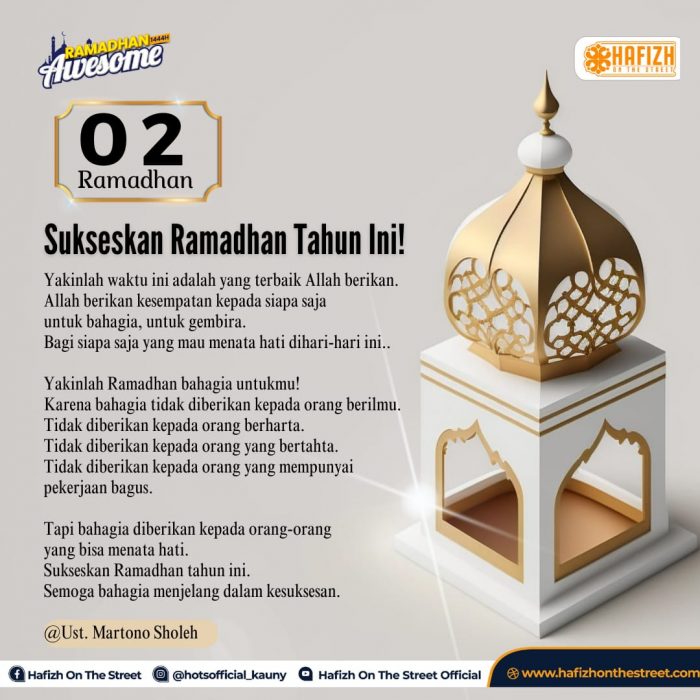 Sukseskan Ramadhan Tahun Ini!