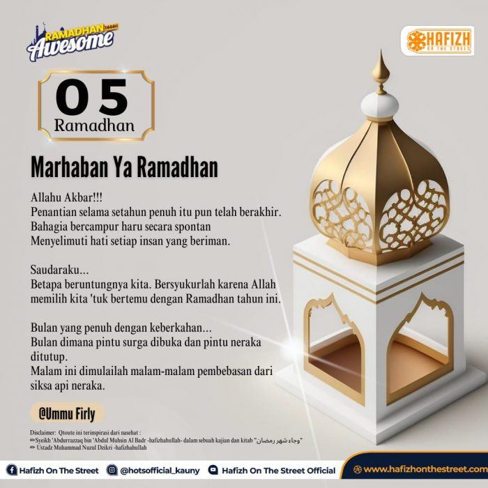 Marhaban Ya Ramadhan