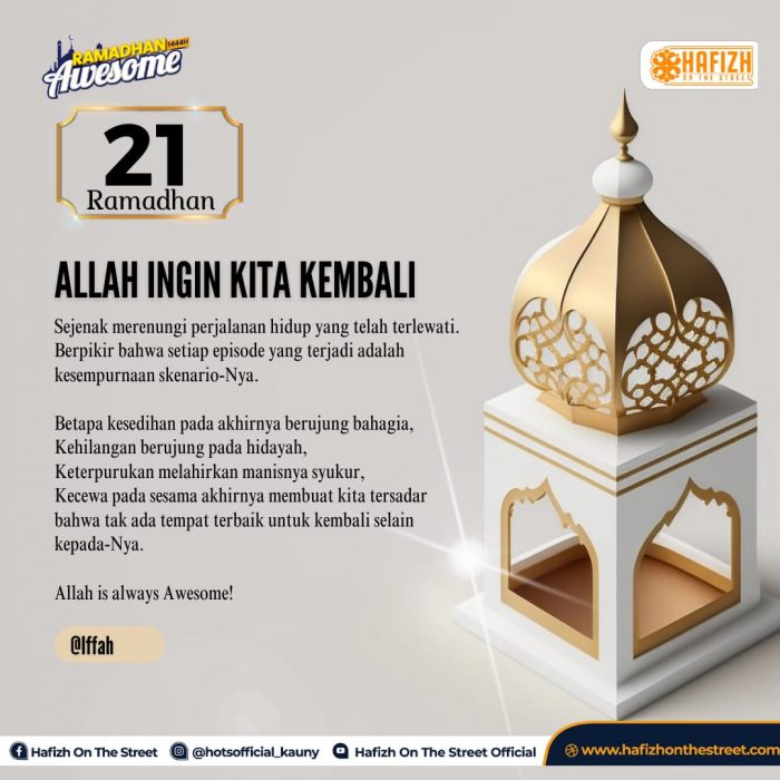 ALLAH INGIN KITA BERUBAH