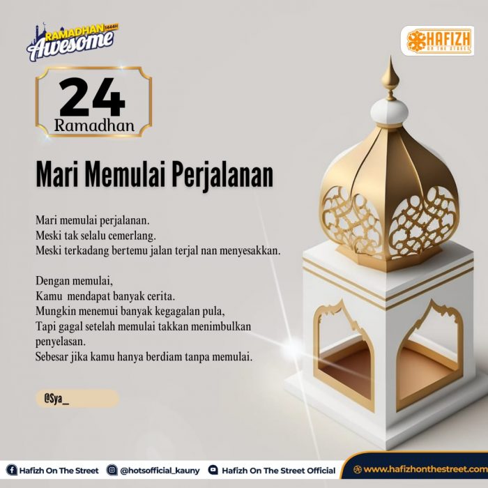 Mari Memulai Perjalanan