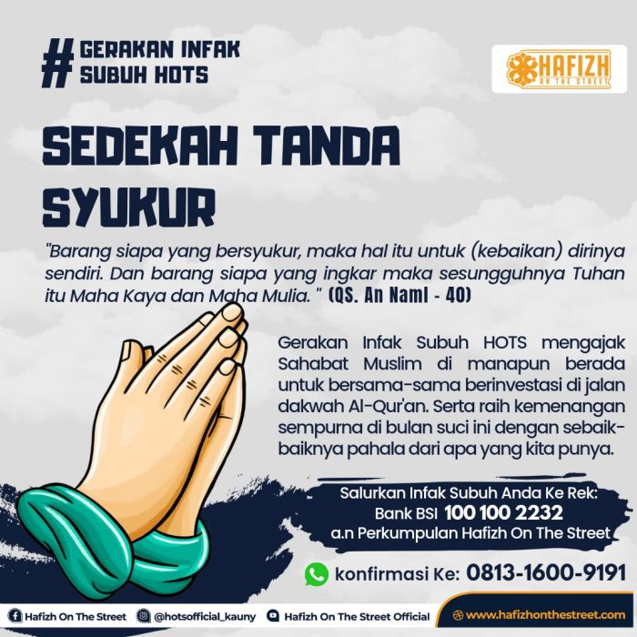 Sedekah Tanda Syukur
