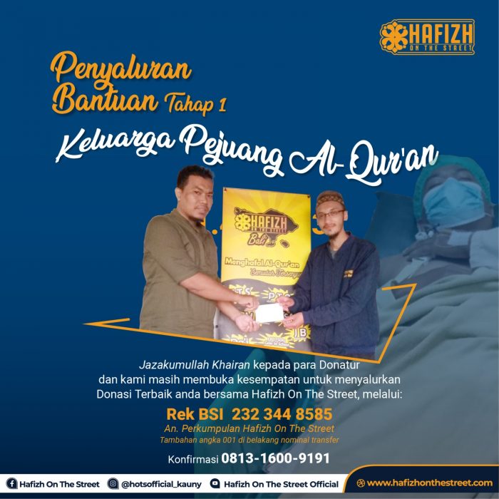 Penyaluran Donasi Bantu Sahabat untuk Squad HOTSDa Bali