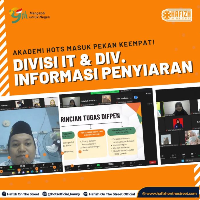Akademi HOTS Masuk Pekan keempat!