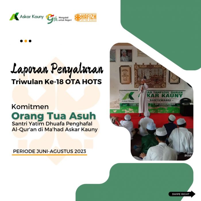 Laporan Triwulan ke-18 OTA HOTS