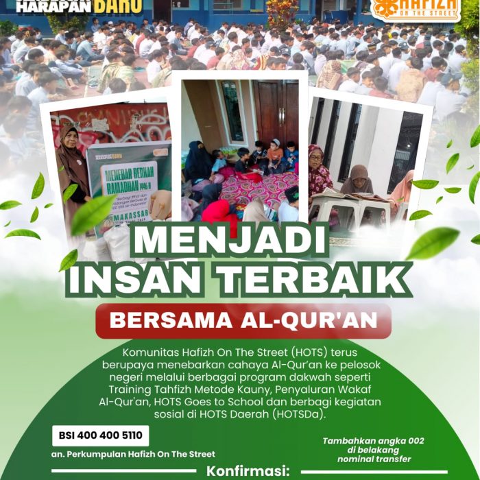 Menjadi Insan Terbaik, Bersama Al-Qur’an