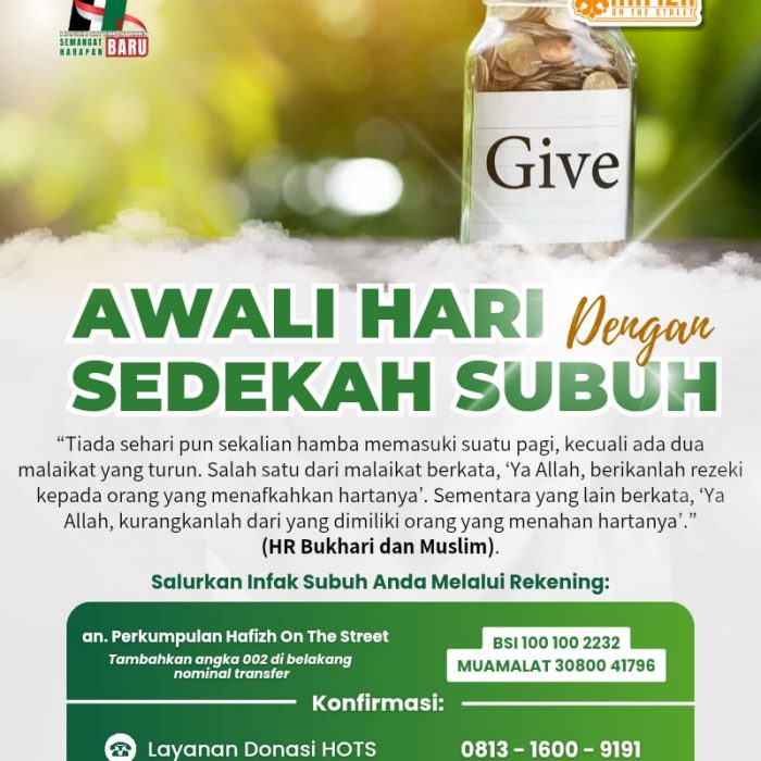 Awali Hari dengan Sedekah Subuh