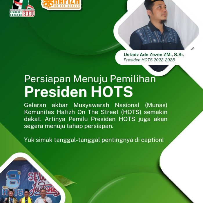 Persiapan Menuju Pemilihan Presiden HOTS