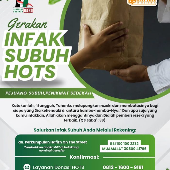 Pejuang Subuh, Penikmat Sedekah