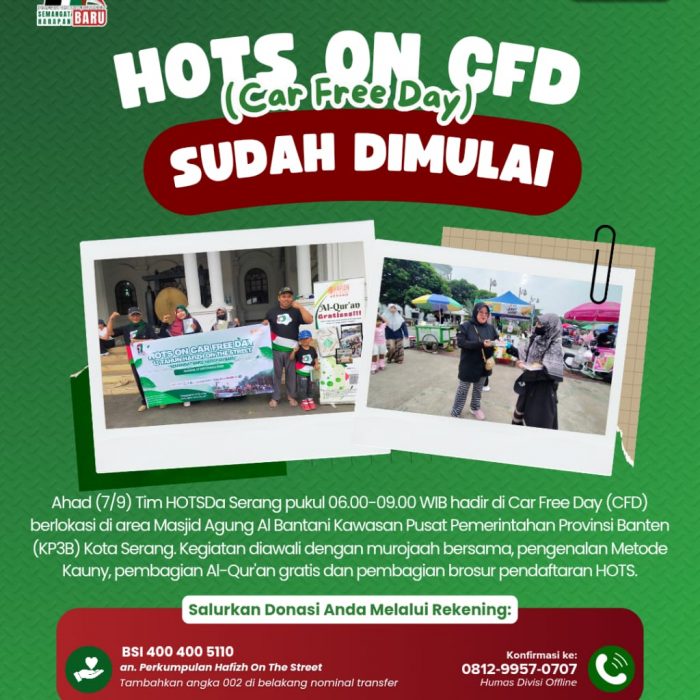 HOTS on CFD Sudah Dimulai!