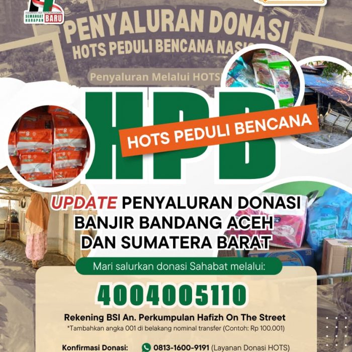 Update Penyaluran Donasi Banjir Bandang Aceh dan Sumatera Barat