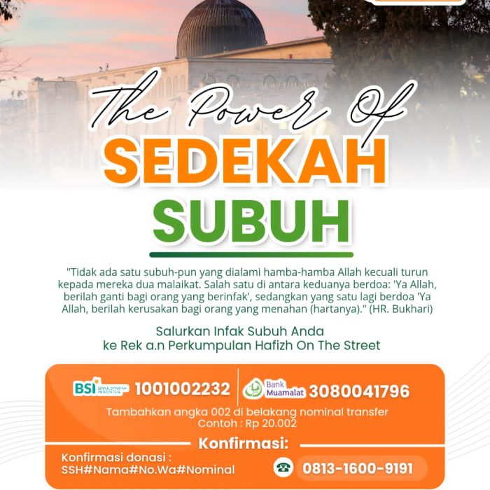 The Power Of Sedekah Subuh