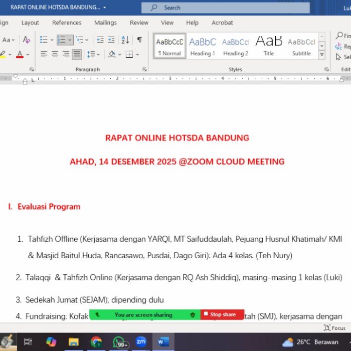 Kegiatan HOTSDa Bandung