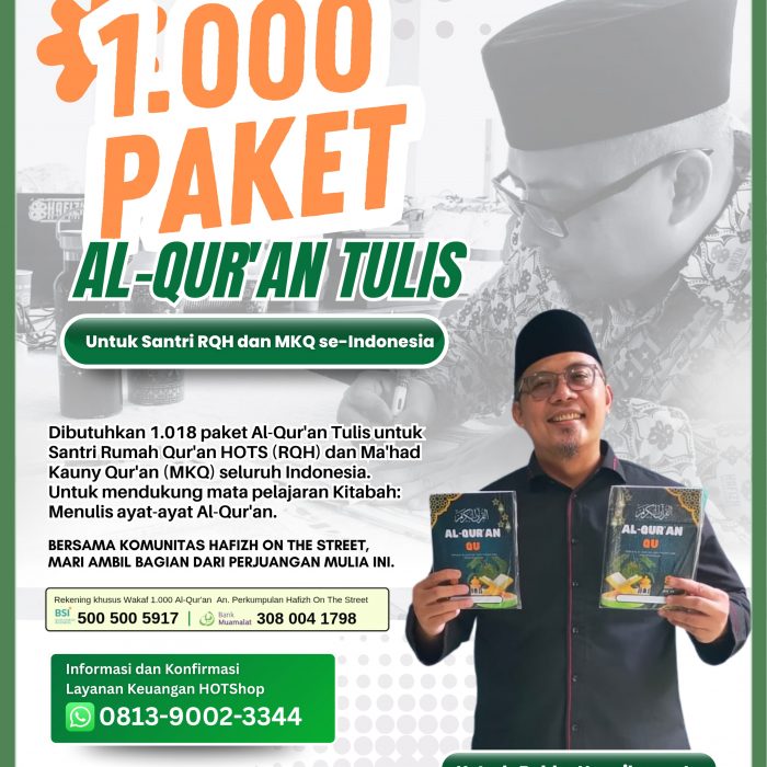 Menulis Setiap Ayat Al-Qur’an Memutqinkan Hafalan