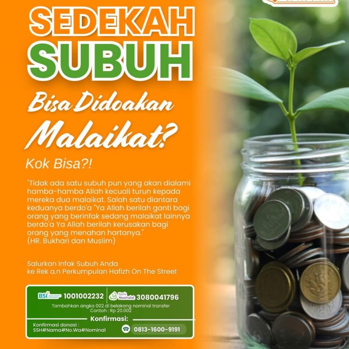 Sedekah Subuh Bisa Didoakan Malaikat?
